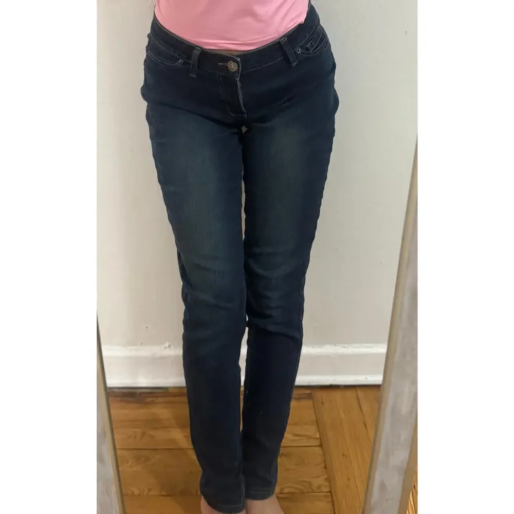 Express Size 8 Jeans Stella Regular Fit Low Rise Leggings pants